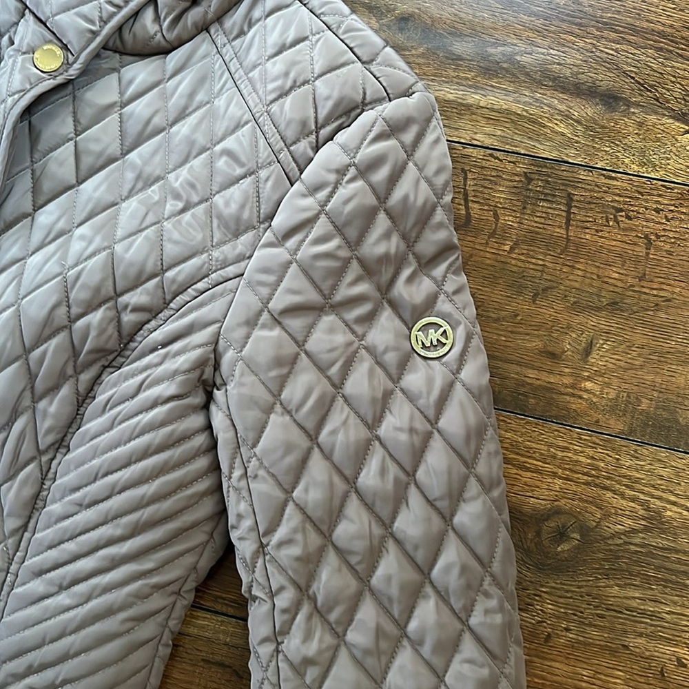 Michael Kors Quilted Tan Jacket - Picture 3 of 6